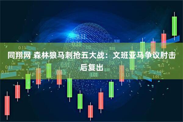 同翔网 森林狼马刺抢五大战：文班亚马争议肘击后复出